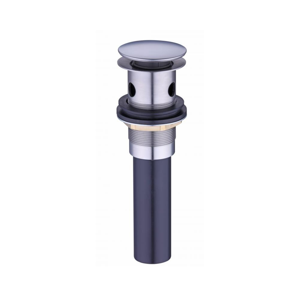 CraftX CXPOP55 - Push Pop Up Brass Drain - Brushed Nickel