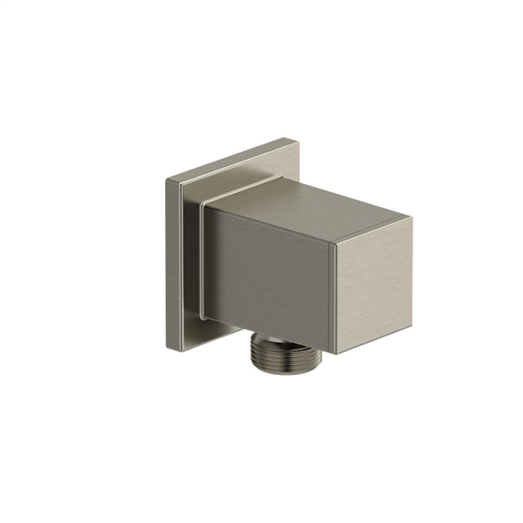 Riobel 774BN Elbow 2-1/4" 1/2" Square Supply Adjustable Depth FNPT-MNPT F/Hand Shower Nickel