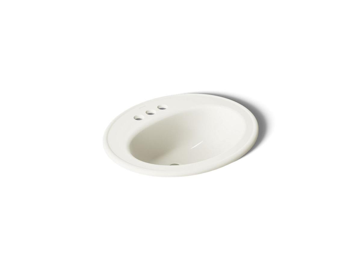 Kohler 2196-4-96 Pennington 20-1/4" oval drop-in bathroom sink