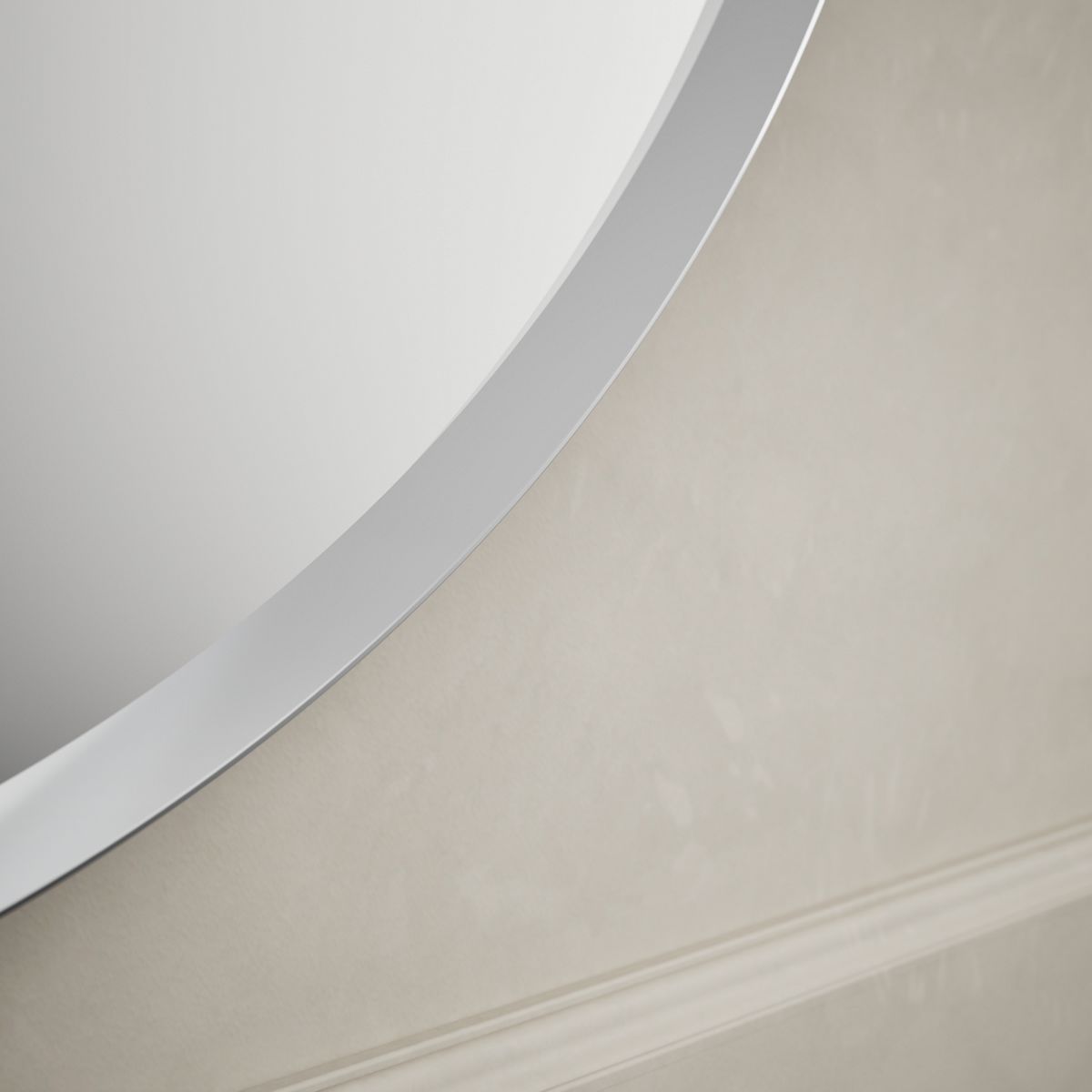 Kohler 26050-CPL Essential 28" round framed mirror
