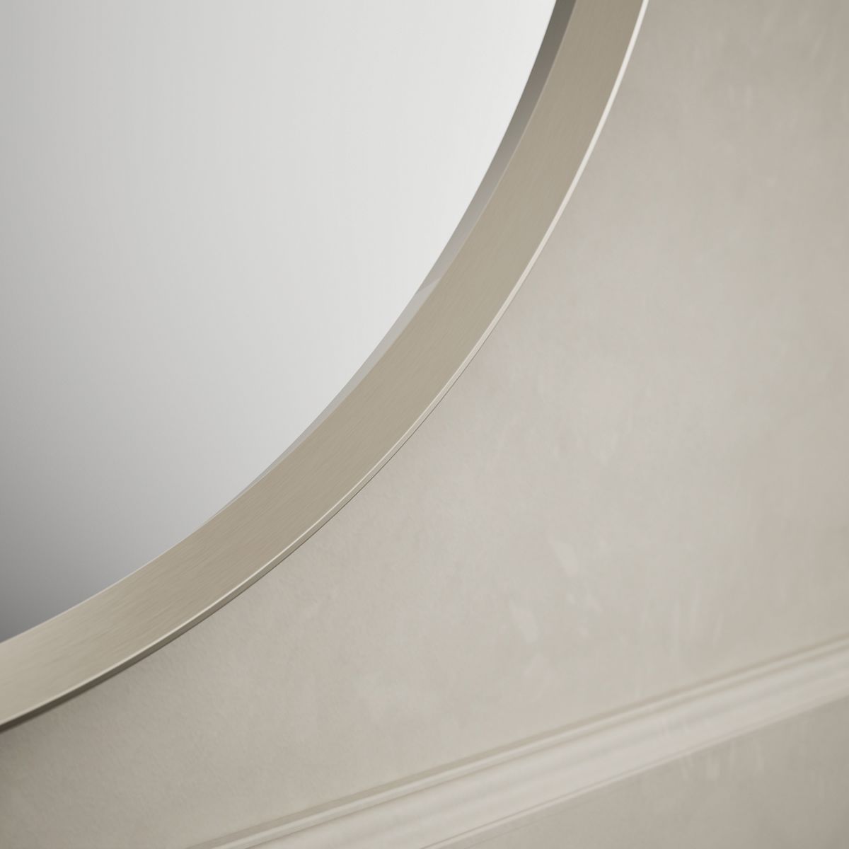 Kohler 31367-BNL Essential 22" round framed mirror