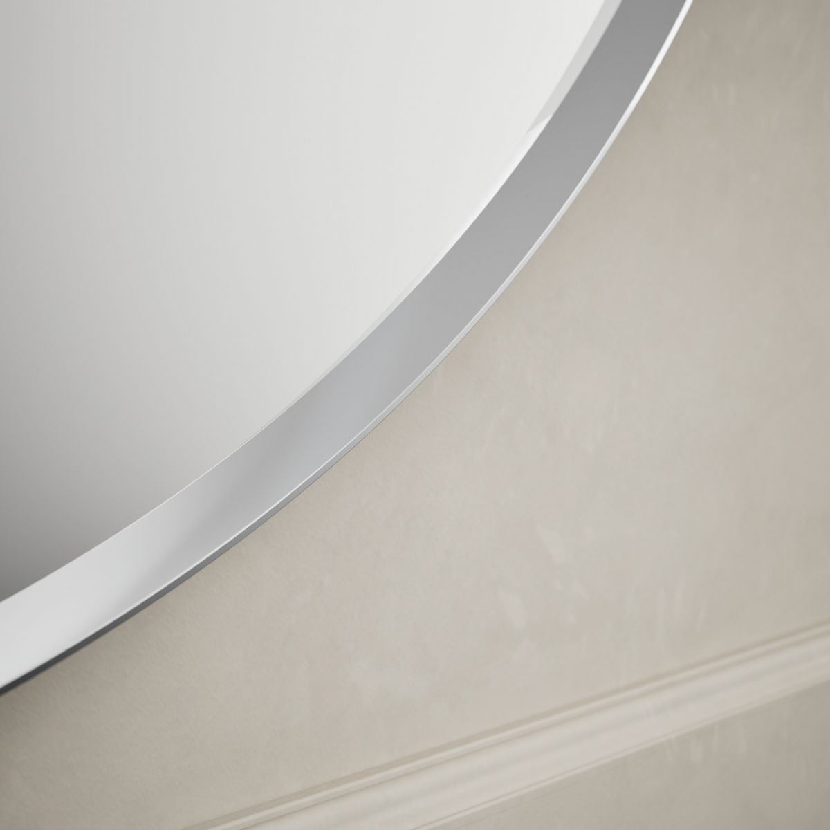 Kohler 31369-CPL Essential 36" round framed mirror