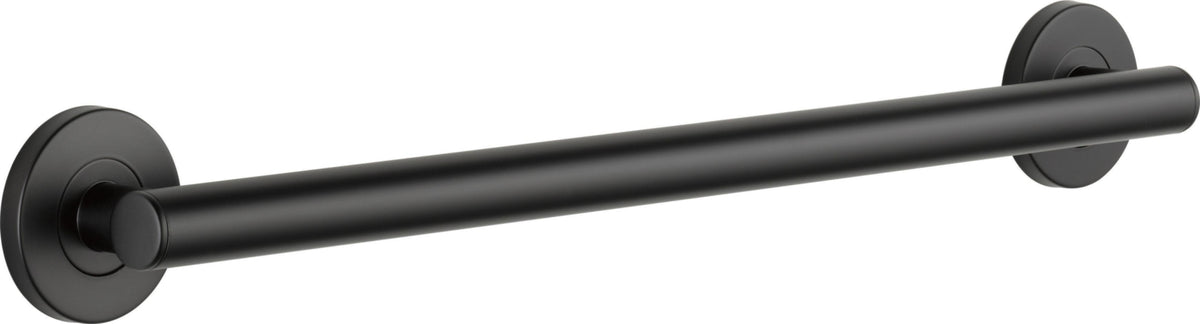 Delta 41824 - Contemporary Decorative ADA Grab Bar - 24" - Matte Black
