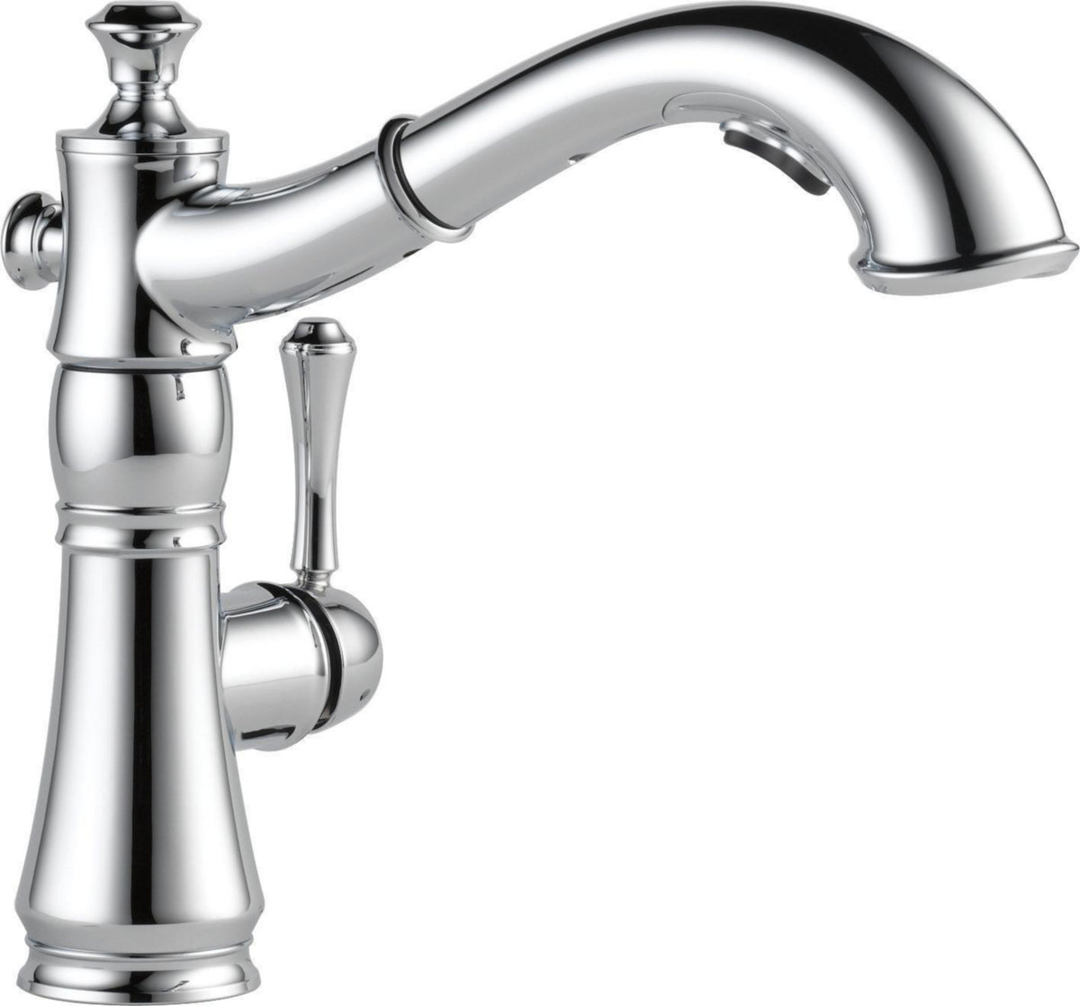 Delta 4197-DST - Single Handle Pull-Out Kitchen Faucet