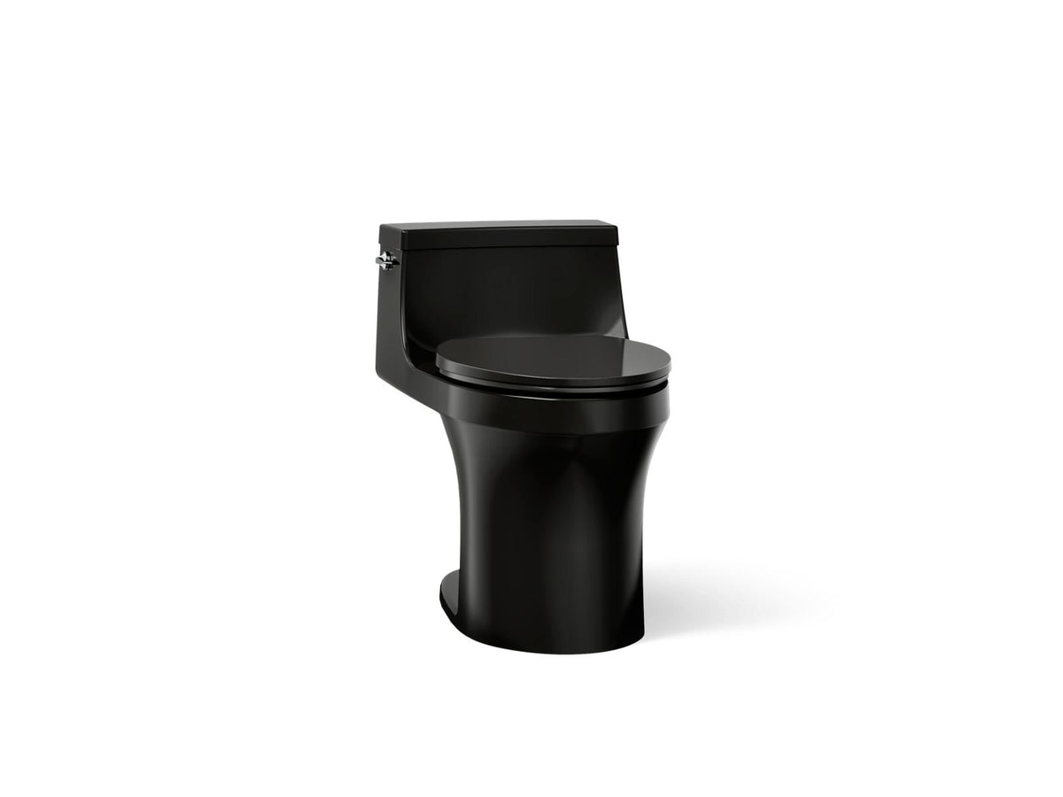 Kohler 5172-7 San Souci One-piece compact elongated toilet with concealed trapway, 1.28 gpf