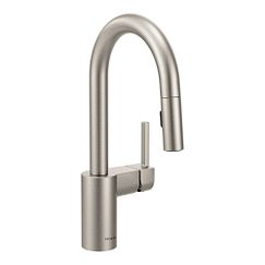 Moen 5965 - one-handle pulldown bar faucet - Spot Resist Stainless