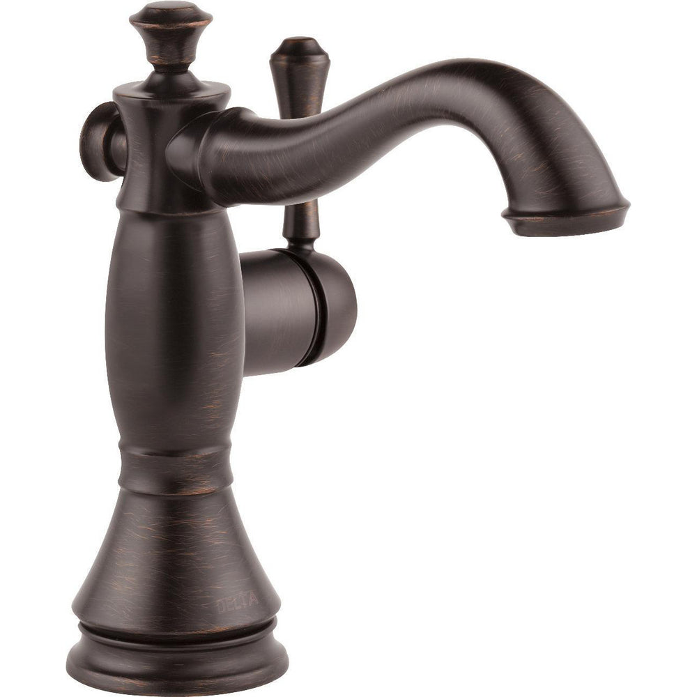 Delta 597LF-MPU - Single Hole - Single Handle-4" Plate/Metal Pop-Up