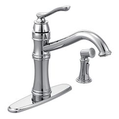Moen 7245C - Chrome one-handle kitchen faucet