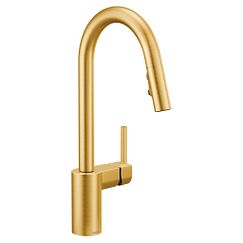 Moen 7565 - one-handle pulldown kitchen faucet - Brushed Gold