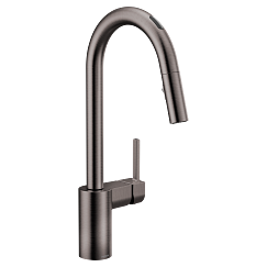 Moen 7565 - one-handle pulldown kitchen faucet - Black Stainless / 7565EVBLS
