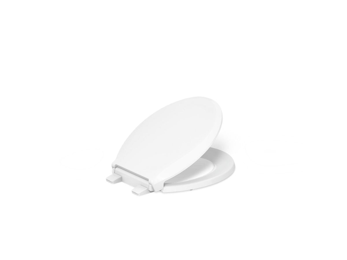 Kohler 75758-RL-0 Cachet Nightlight ReadyLatch Quiet-Close round-front toilet seat