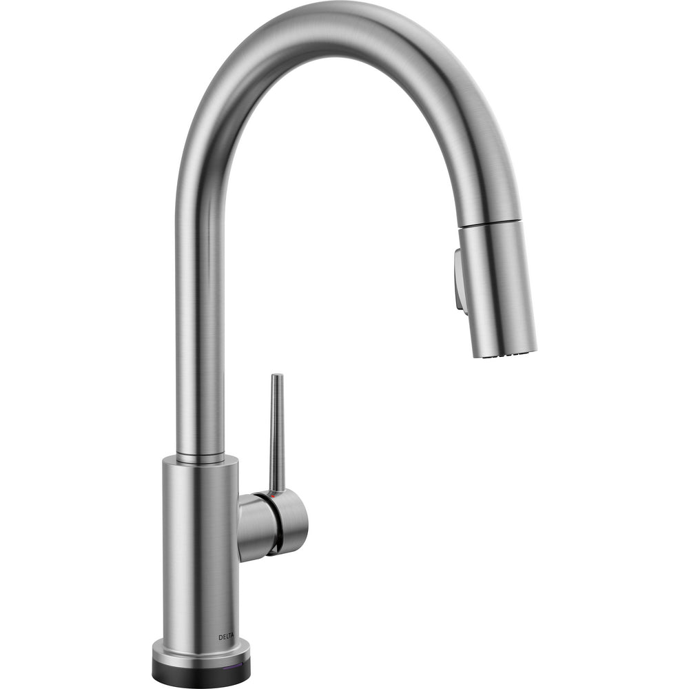 Delta 9159T-DST - Single Handle Pull-Down Kitchen Faucet Featuring Touch2O(R) Technology
