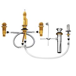 Moen 9265 - Bidet valve 8" - 16" center 1/2" IPS connection