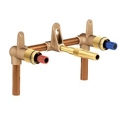 Moen 9700 - Wallmount valve 8" center 1/2" CC connection