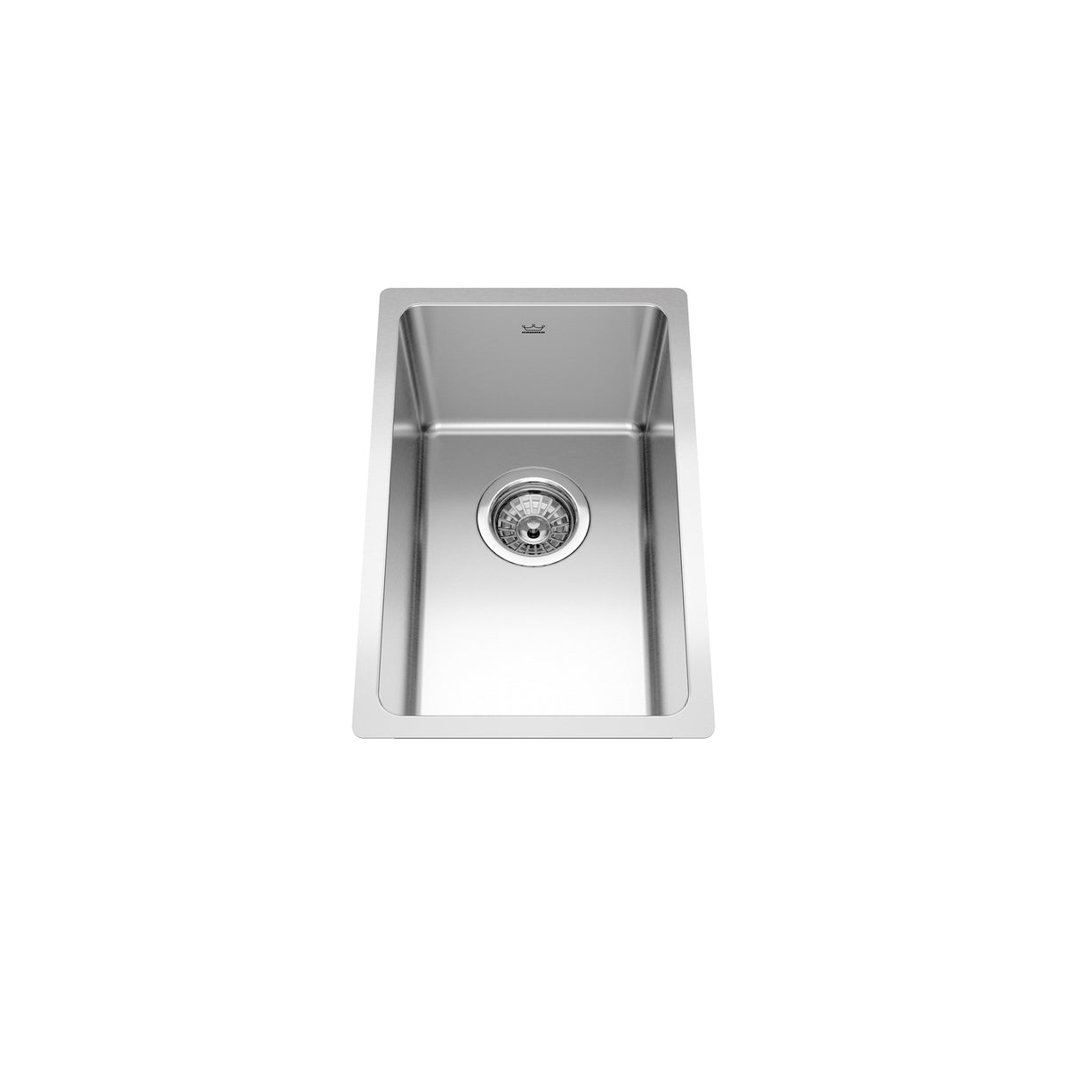 Franke Kindred BSU1812-8 - Brookmore 11.6-in LR x 18.2-in FB Undermount Single Bowl Stainless Steel Kitchen Sink
