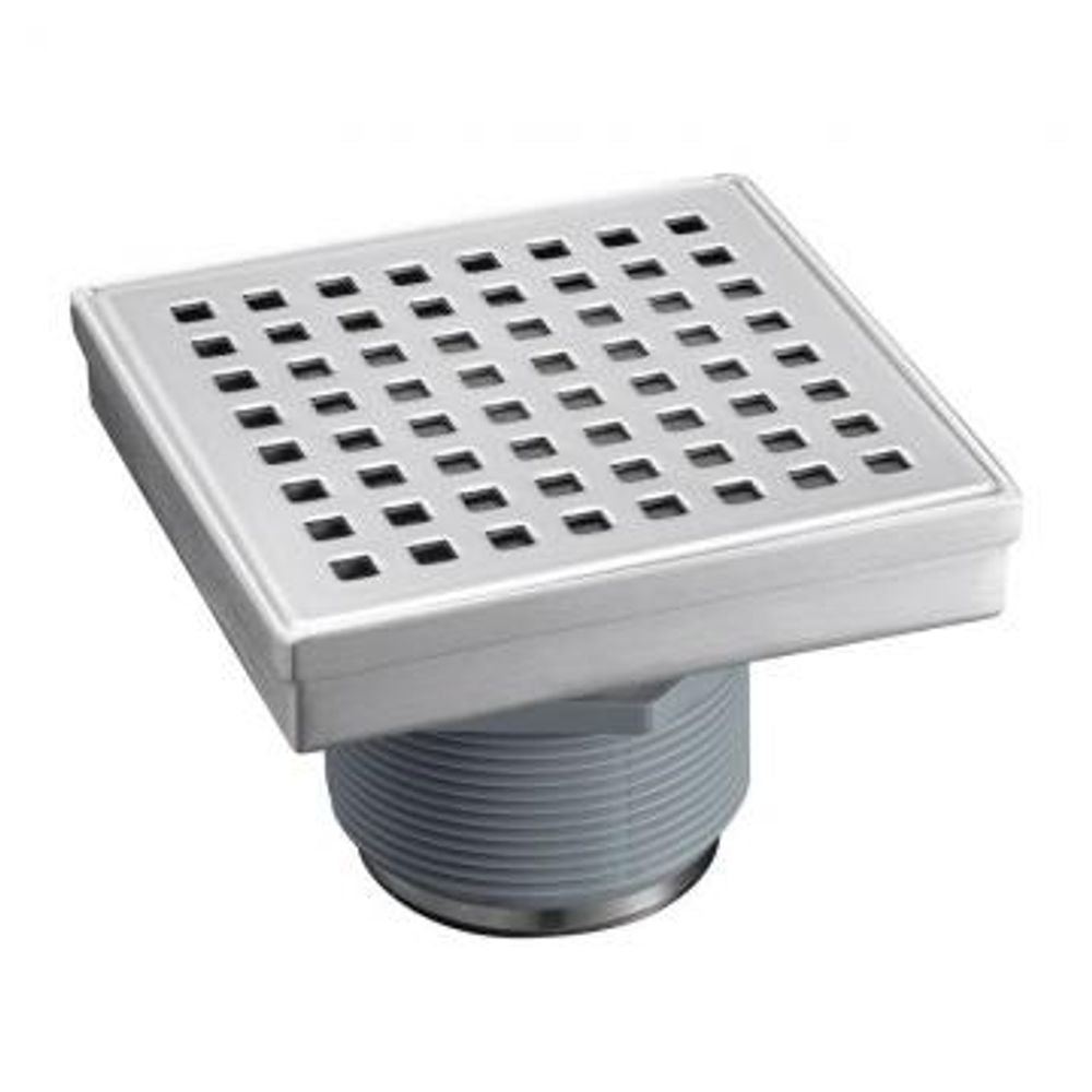 CraftX CX4402 - 4x4" Square Stainless Steel Showerdrain