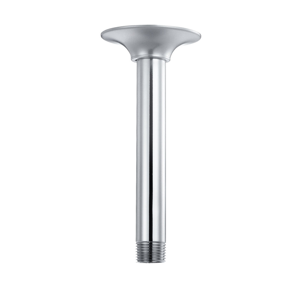 CraftX CXCM6SA - 6" Ceiling-Mount Shower Arm & Flange - Polished Chrome