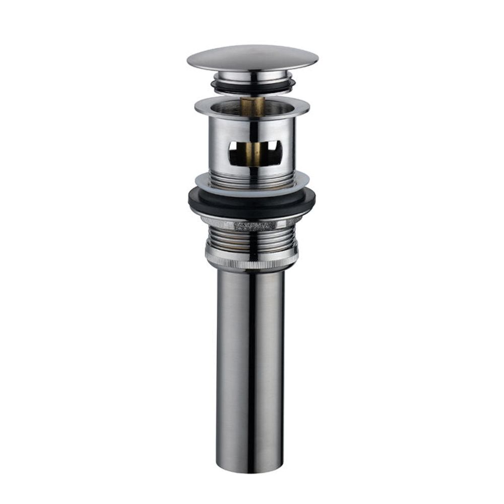 CraftX CXPUWO - Push Style All Brass Pop-Up - Brushed Nickel
