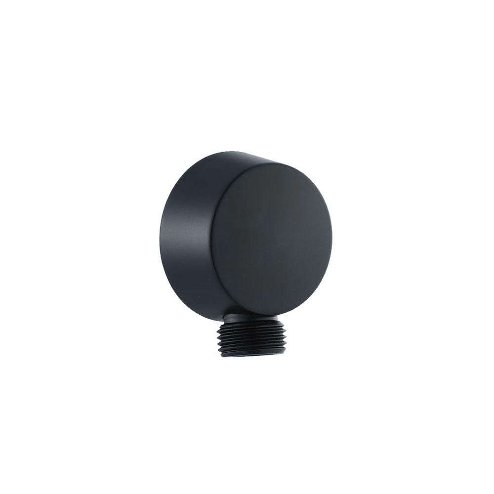 CraftX CXSE - 1/2" Brass Wall-Mount Elbow - Black