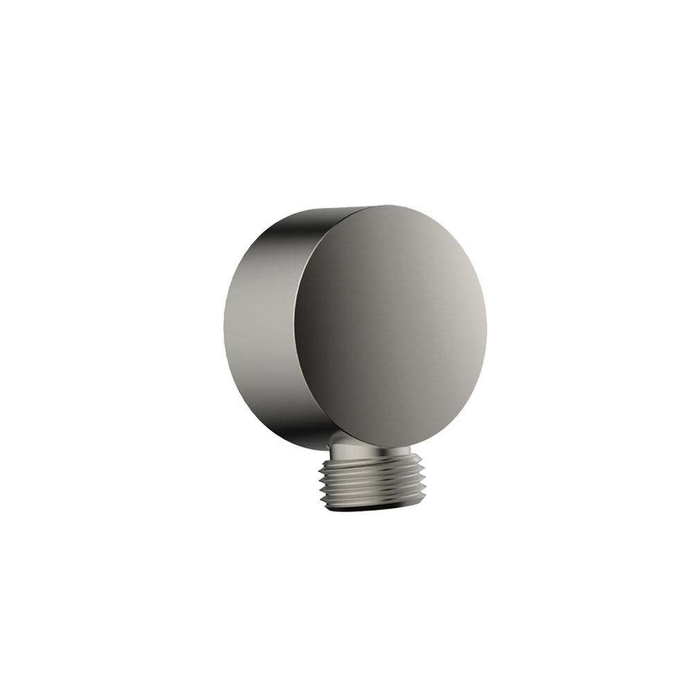 CraftX CXSE - 1/2" Brass Wall-Mount Elbow - Brushed Nickel