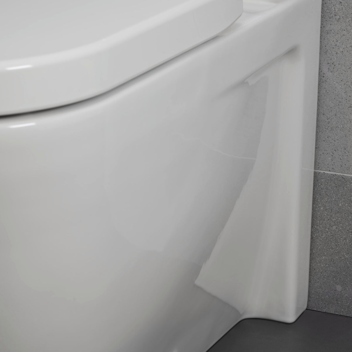 Duravit 2133010005 - Starck 2 1.28 GPF Single Flush Elongated One Piece Toilet in White, Top Push Button Flush - Seat Sold Separately