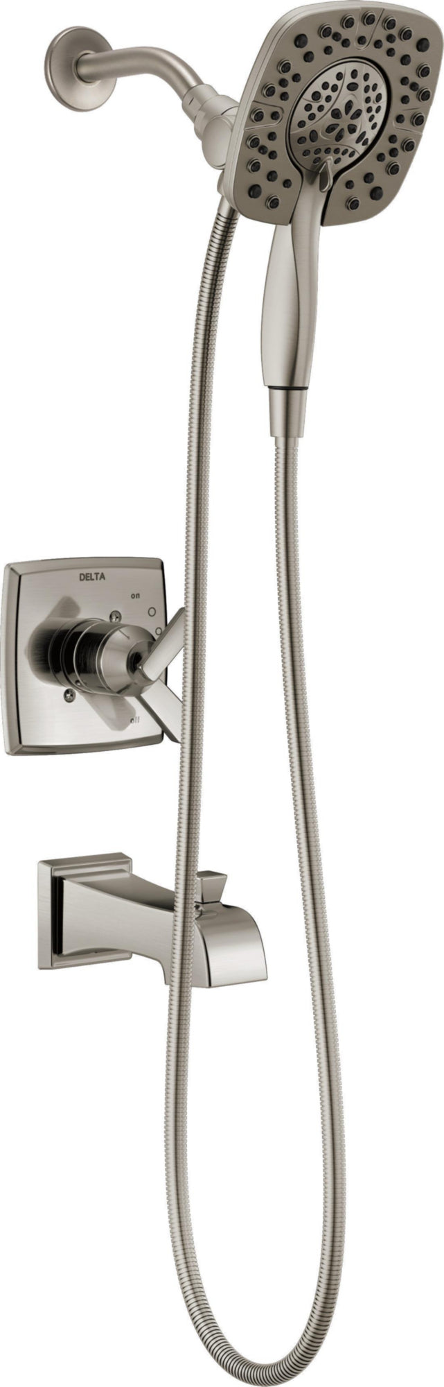 Delta T17464-I - Monitor(R) 17 Series Tub And Shower With In2Ition(R) Two-In-One Shower - Stainless Steel