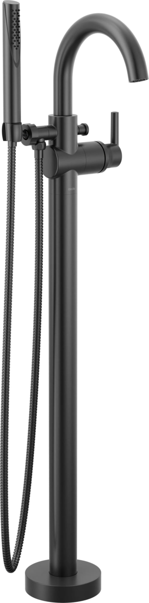 Delta T4759-FL - Floor Mount Tub Filler - Matte Black