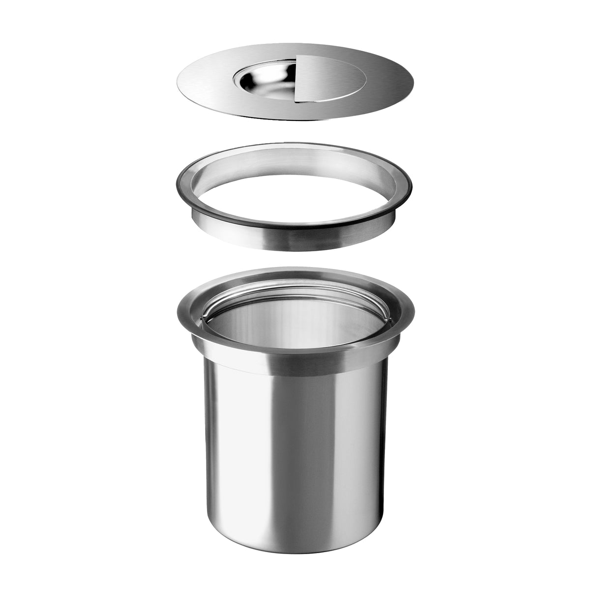 Blanco - 512471 - Solon Dual Mount Compost System - Stainless Steel