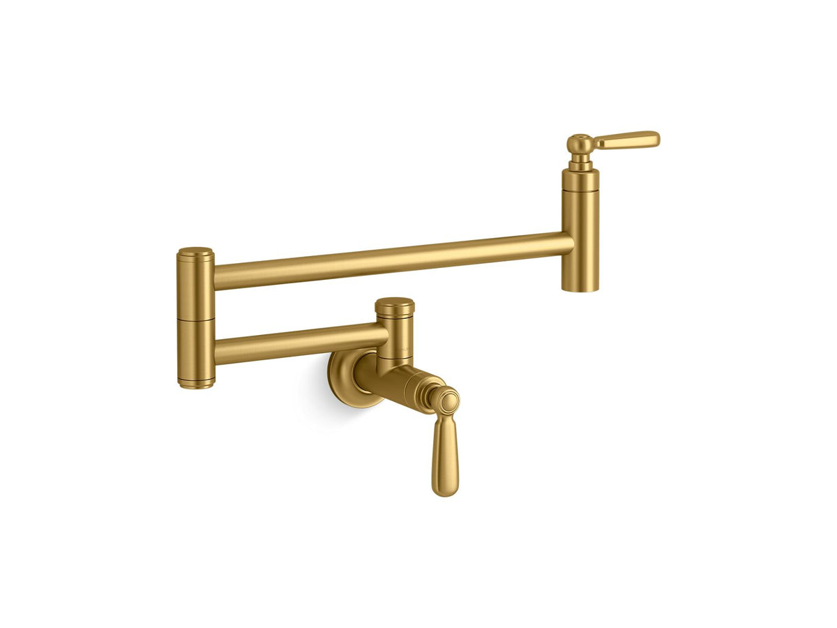 Kohler 28359-2MB Edalyn by Studio McGee Wall-mount pot filler