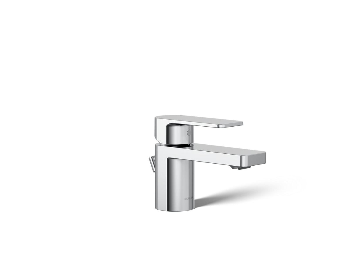 Kohler 24804-4K-CP Parallel Low single-handle bathroom sink faucet, 1.0 gpm