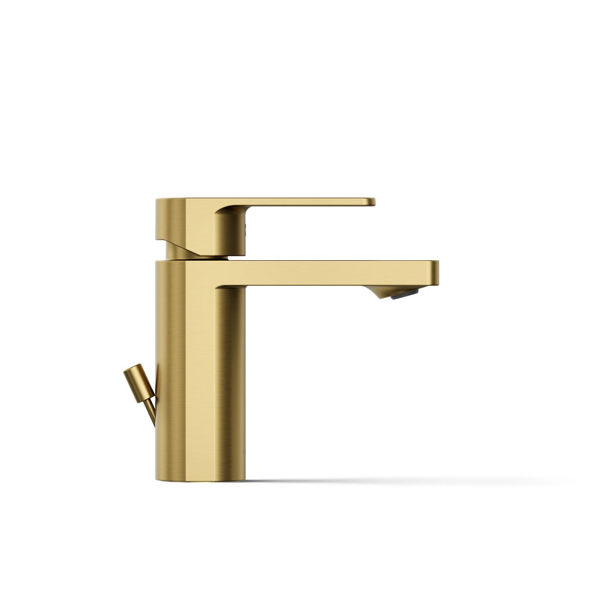 Kohler 23472-4-2MB Parallel Single-Handle Bathroom Sink Faucet, 1.2 GPM, Vibrant Brushed Moderne Brass