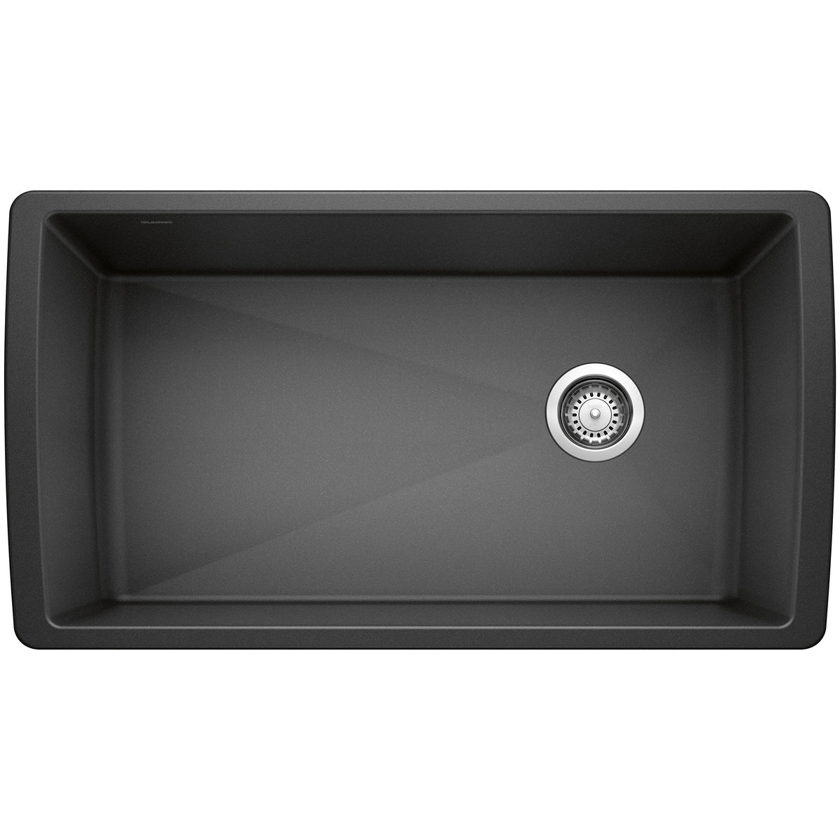 Blanco - 401623 - Diamond SILGRANIT 33" Super Single Undermount Kitchen Sink - Anthracite