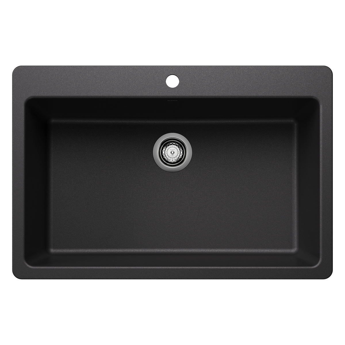 Blanco - 403598 - Liven SILGRANIT 33" Super Single Dual Mount Kitchen Sink - Anthracite