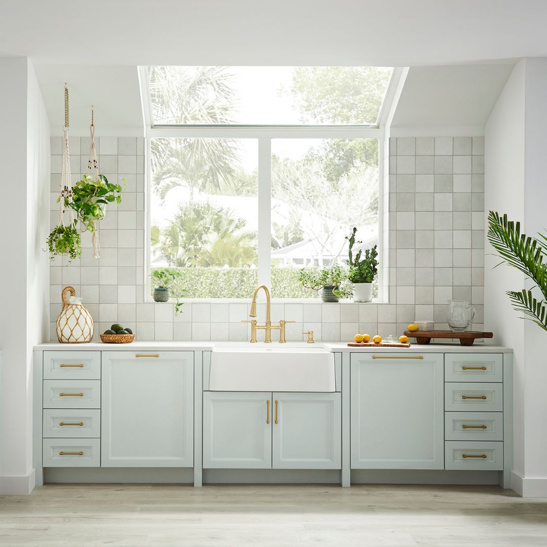 Blanco - 401876 - Ikon SILGRANIT 33" Single Bowl Apron-Front Farmhouse Sink - White - Beauty Shot 7