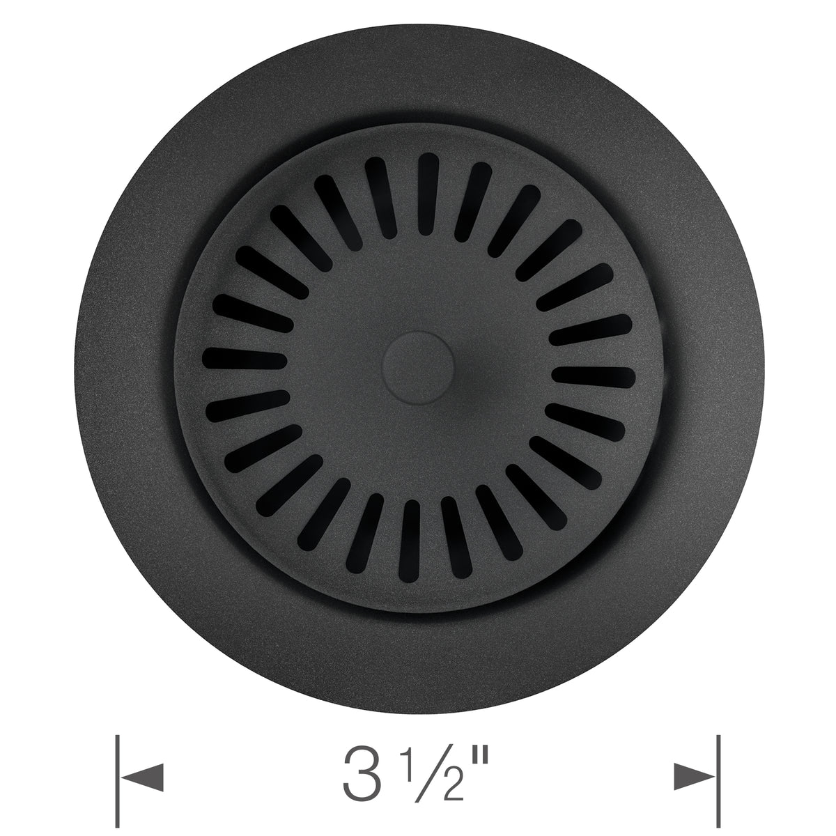 Blanco - 240323 - Color-Coordinated Metal Basket Strainer - Anthracite - Dimension Shot
