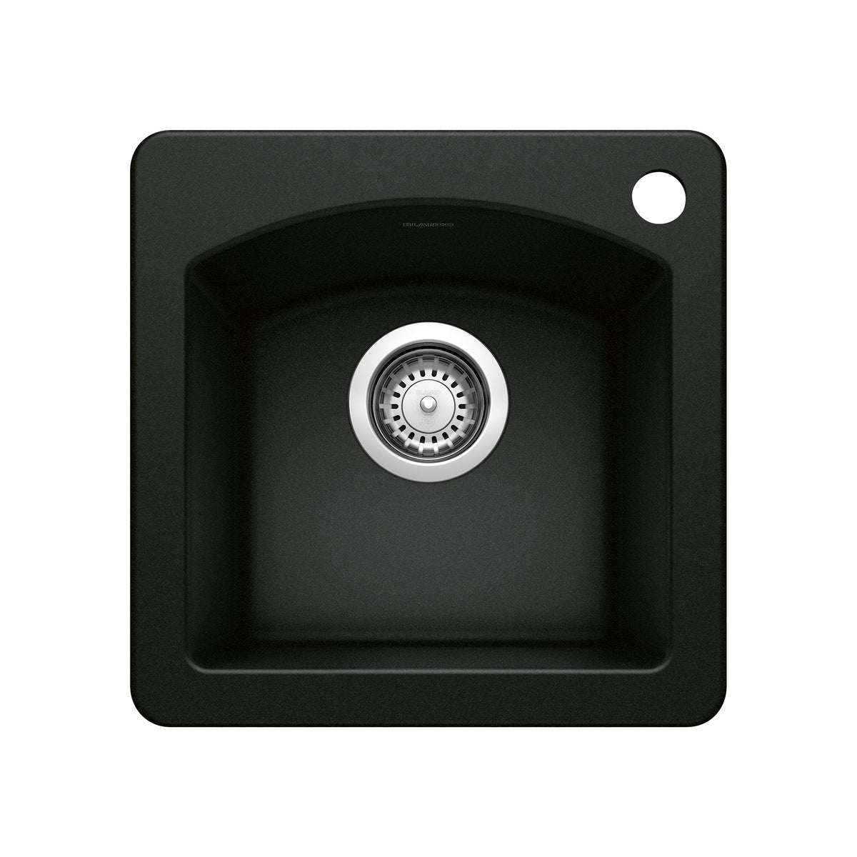 Blanco - 402624 - Diamond SILGRANIT 15" Dual Mount Bar Sink - Coal Black