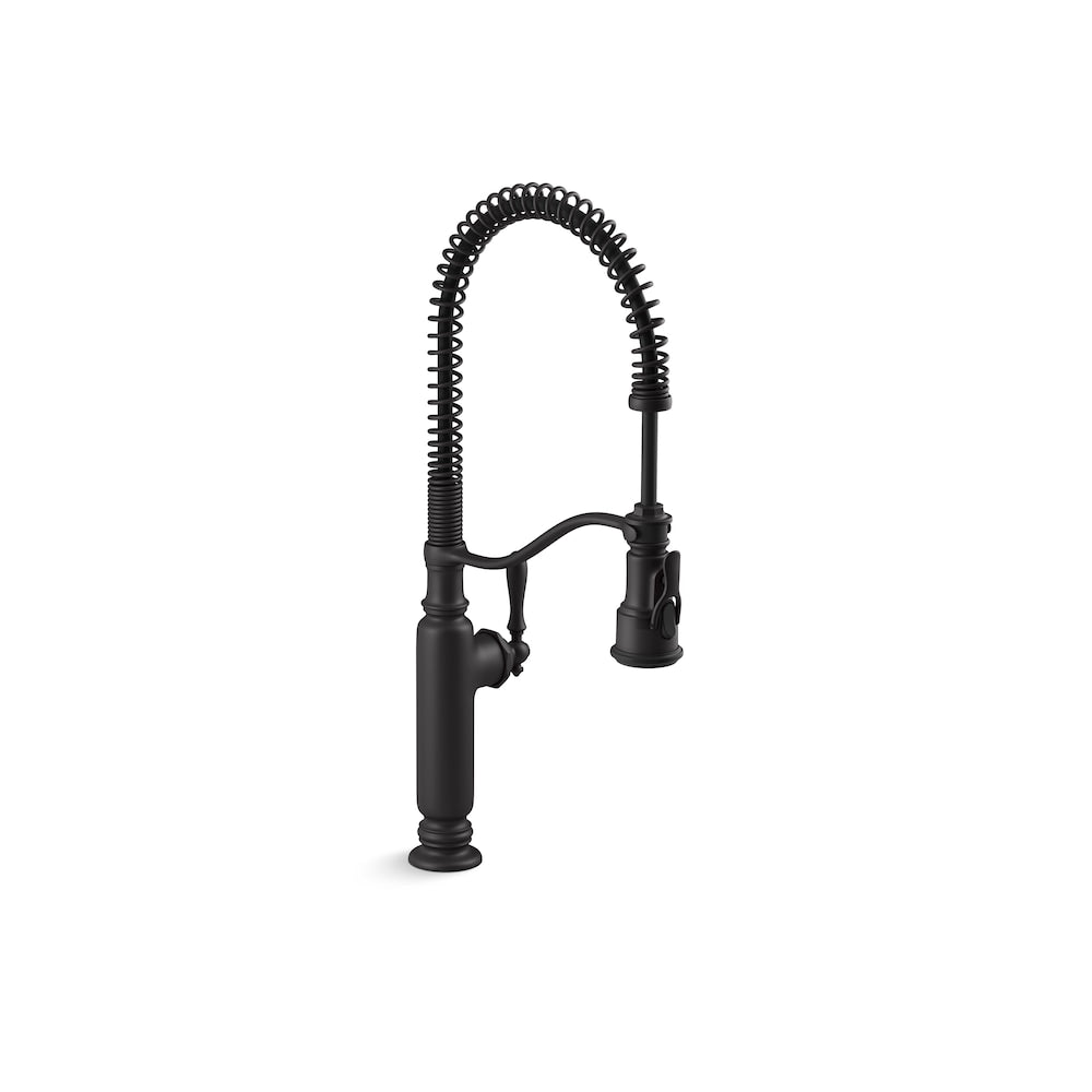 Kohler 77515-BL Tournant semi-professional kitchen faucet - Matte Black