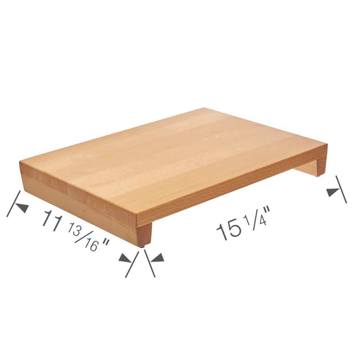 Blanco - 235010 - Ikon/Vintera Beechwood Floating Cutting Board - Dimension Shot