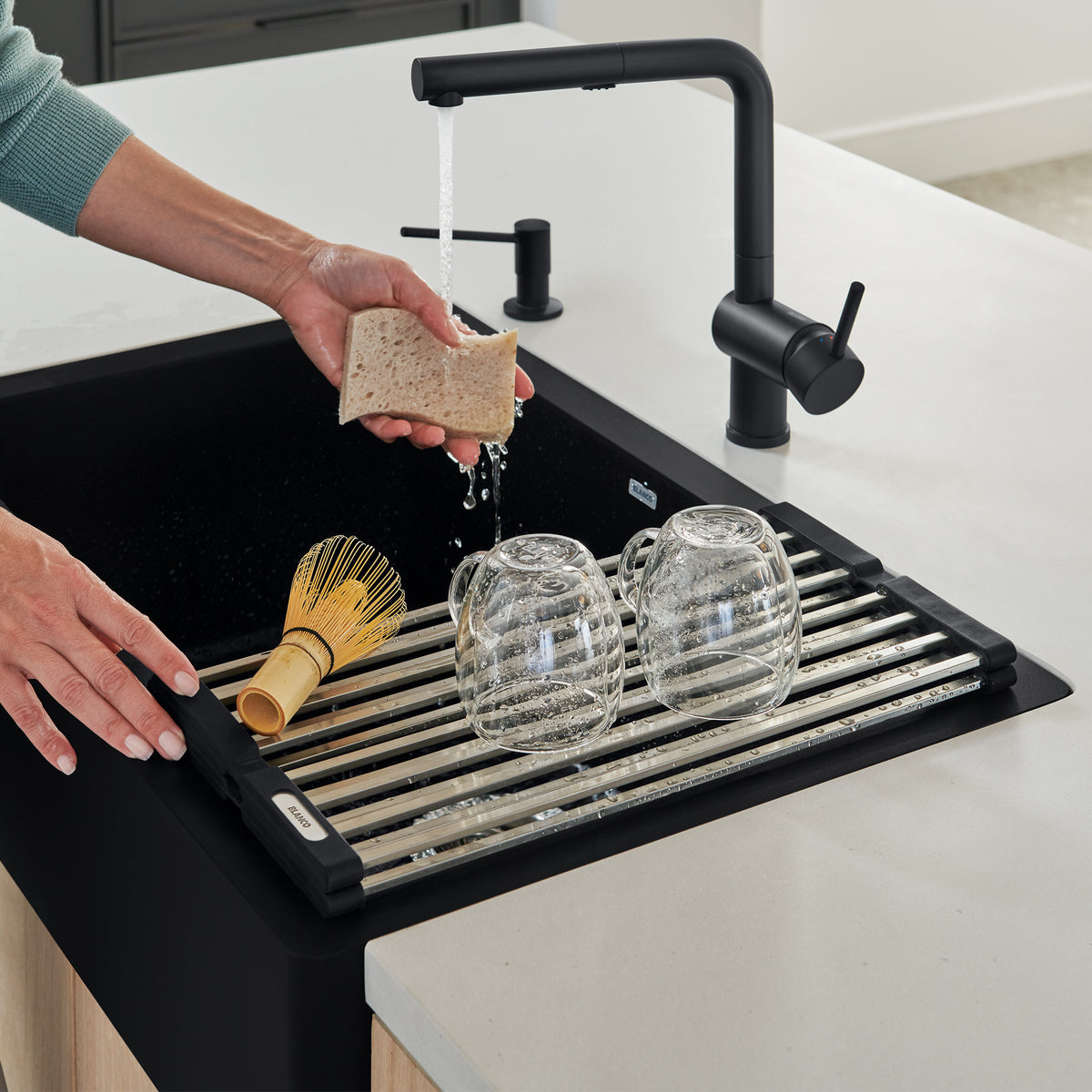 Blanco - 238483 - Stainless Steel Foldable Drying Mat - Beauty Shot 8