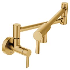 Moen S665BG - Brushed gold one-handle kitchen faucet