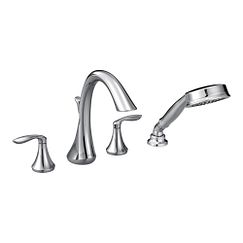 Moen T944 - two-handle roman tub faucet includes hand shower - Chrome