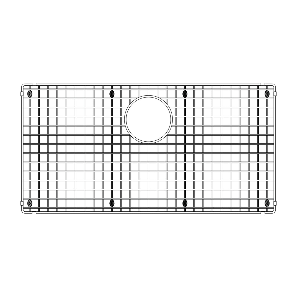 Blanco - 235968 - Stainless Steel Sink Grid for Quatrus 32" Single Bowl Sinks