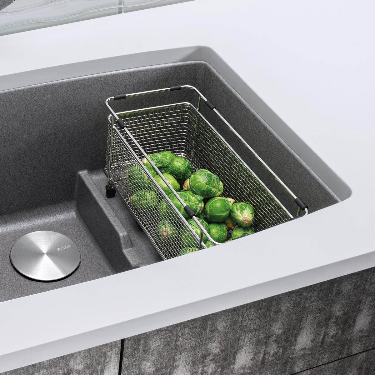 Blanco - 406461 - Mesh Basket - Stainless Steel (Performa Cascade) - Beauty Shot 2