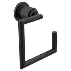 Moen YB0886BL - Matte black towel ring