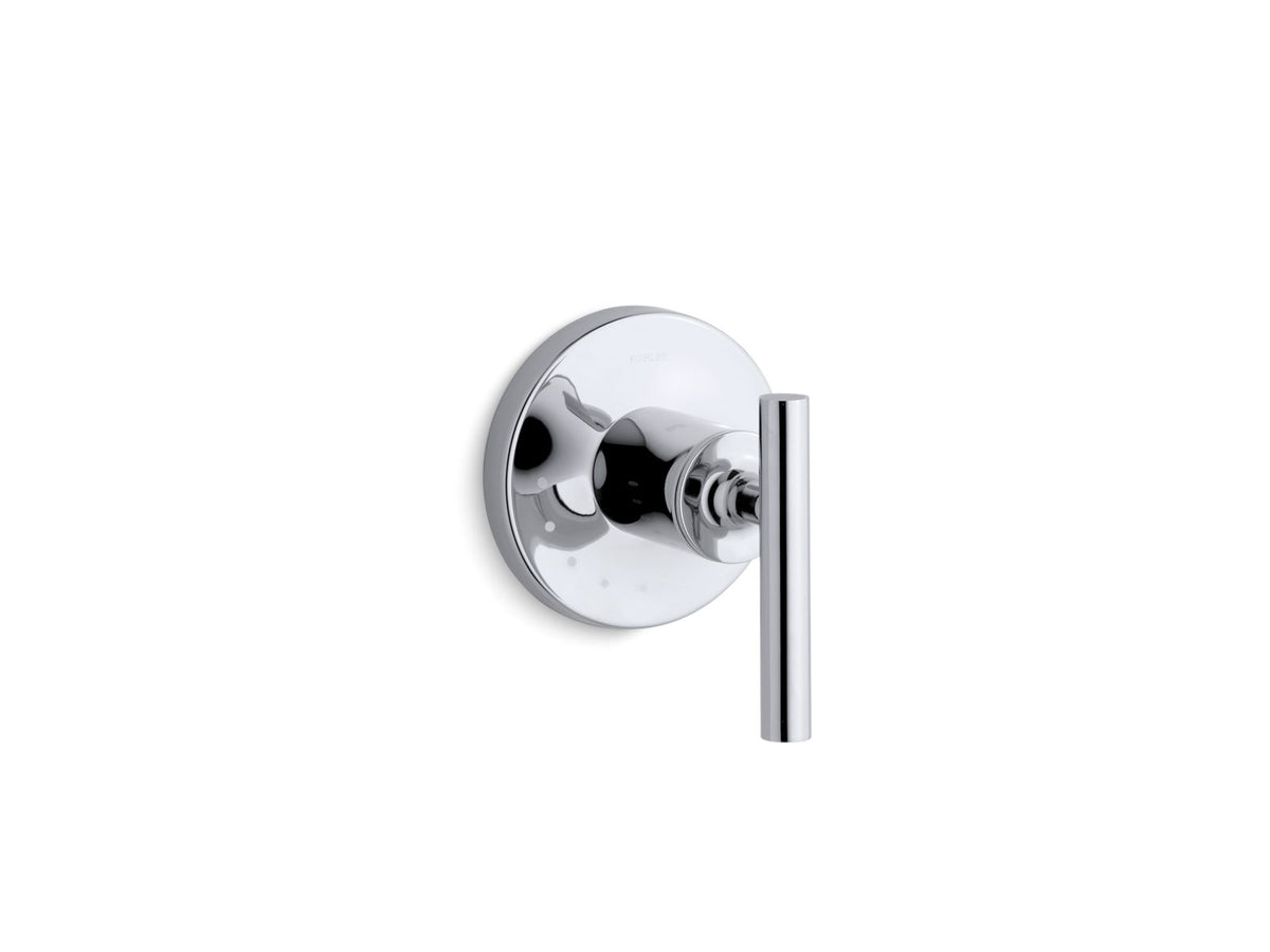 Kohler T14490-4-CP Purist MasterShower volume control valve trim with lever handle