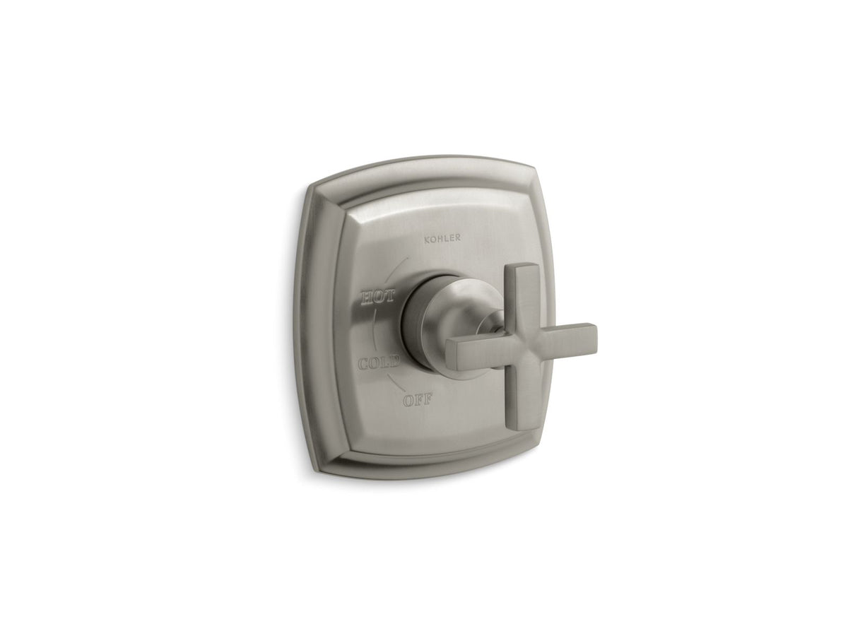 Margaux Rite-Temp valve trim with cross handle
