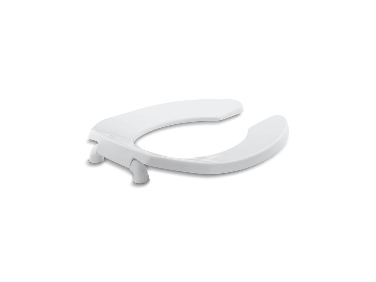 Kohler 4680-C-0 Lustra Round-front toilet seat with check hinge