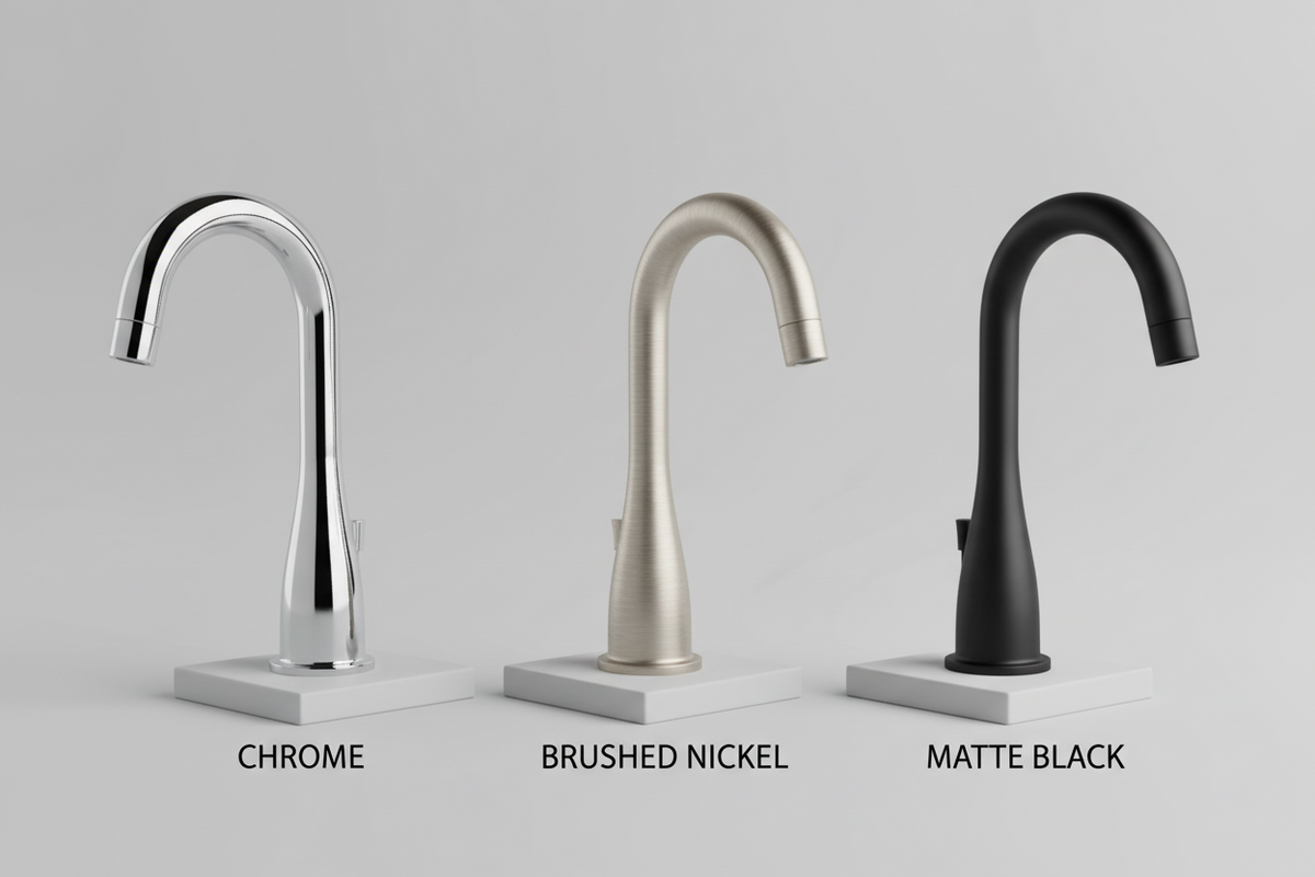Chrome vs. Brushed Nickel vs. Matte Black: Which Finish is Right for You?