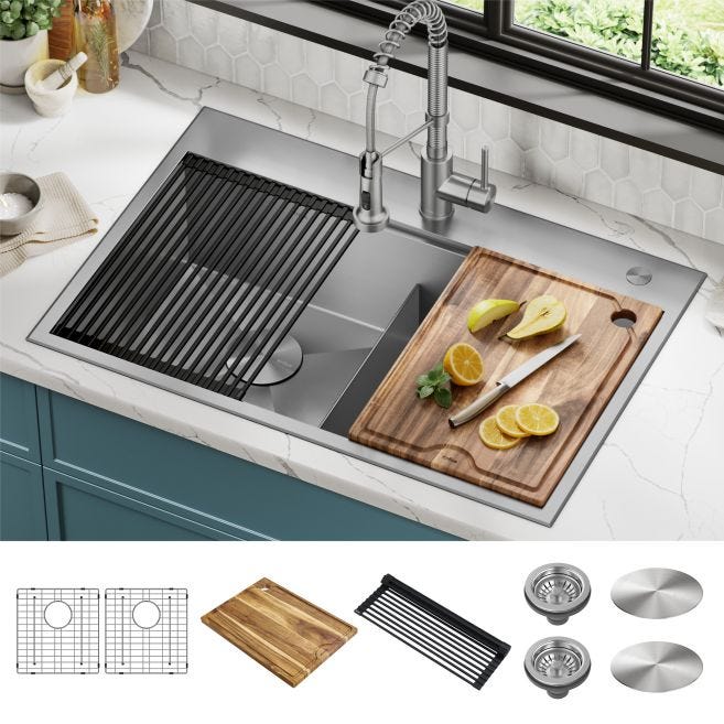 Kitchen Sink Materials Explained: Stainless Steel vs. Granite Composite
