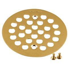 Moen 101664BG - Brushed gold tub/shower drain covers